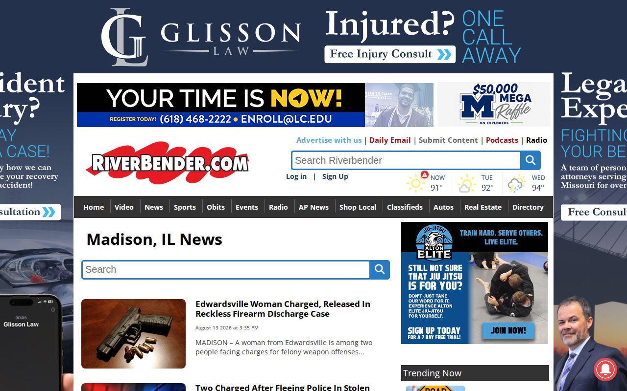 RiverBender Madison County local news section